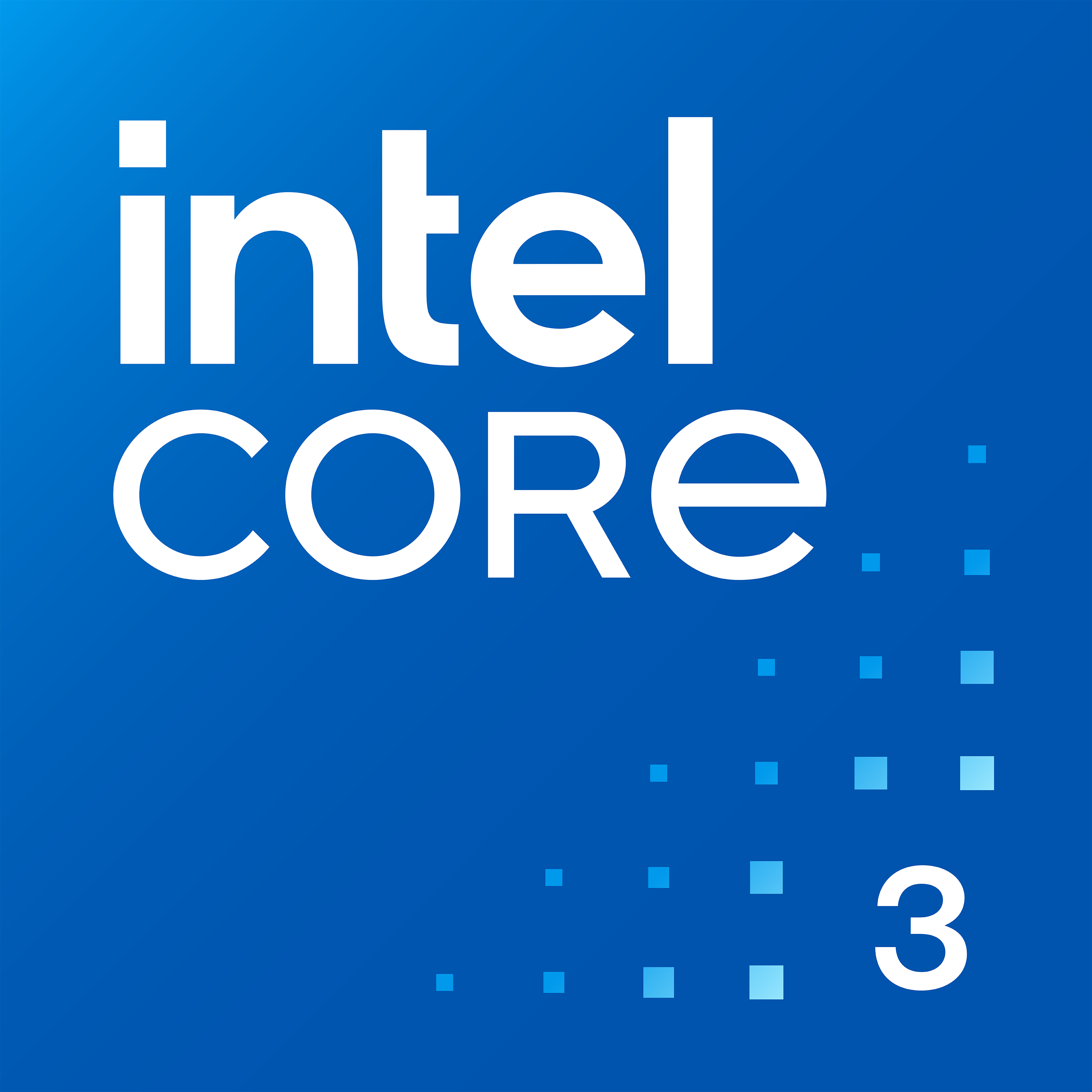 Core 3 CPUシール