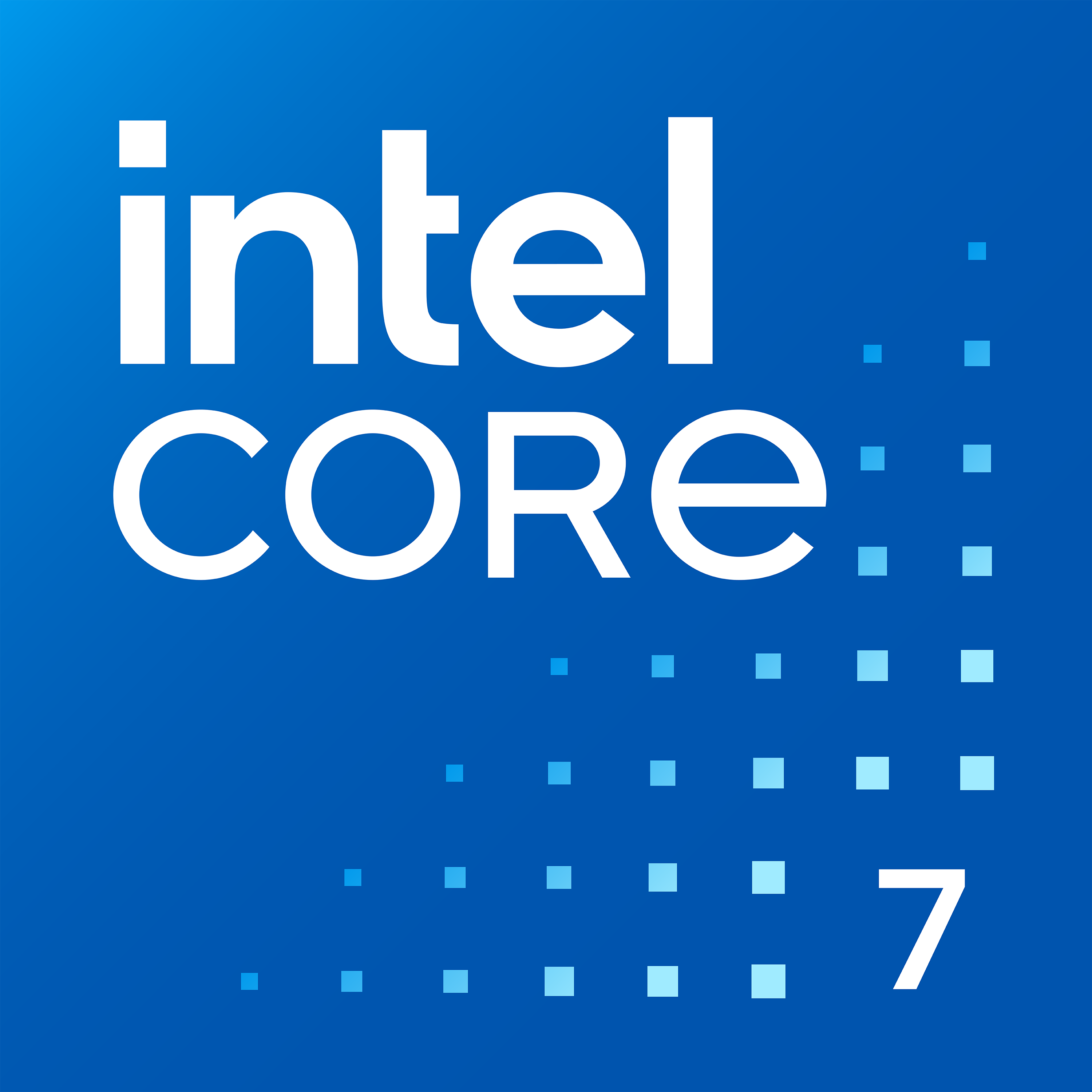 Core 7 CPUシール