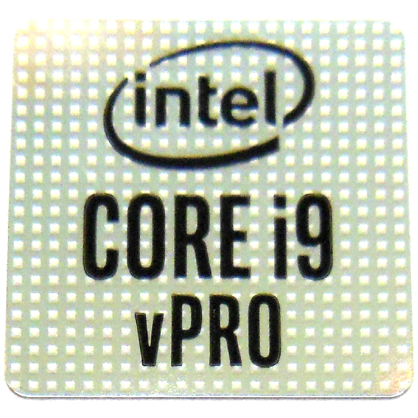 第10世代 vPro i9 CPUシール