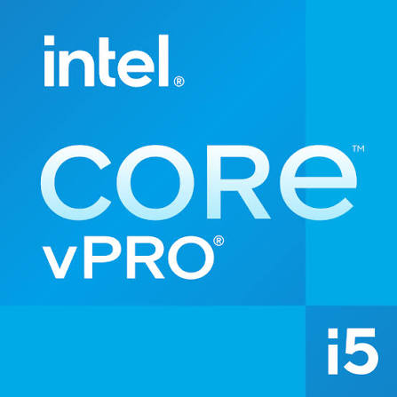 Core vPro i5 CPUシール