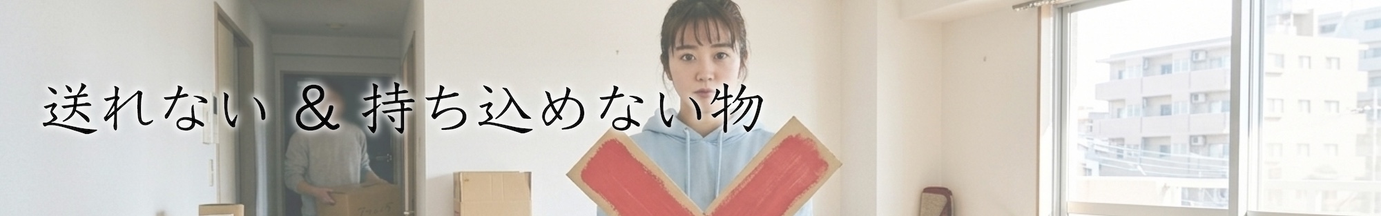 送れない・持ち込めない物